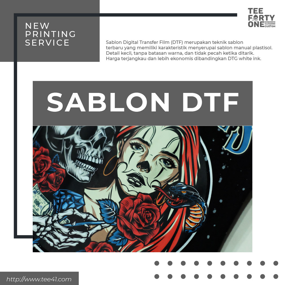 Sablon DTF Sablon DTF Surabaya by Tee41